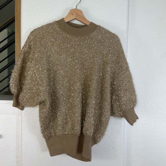 Maeve Violetta Tinsel Sweater - Picture 2 of 6